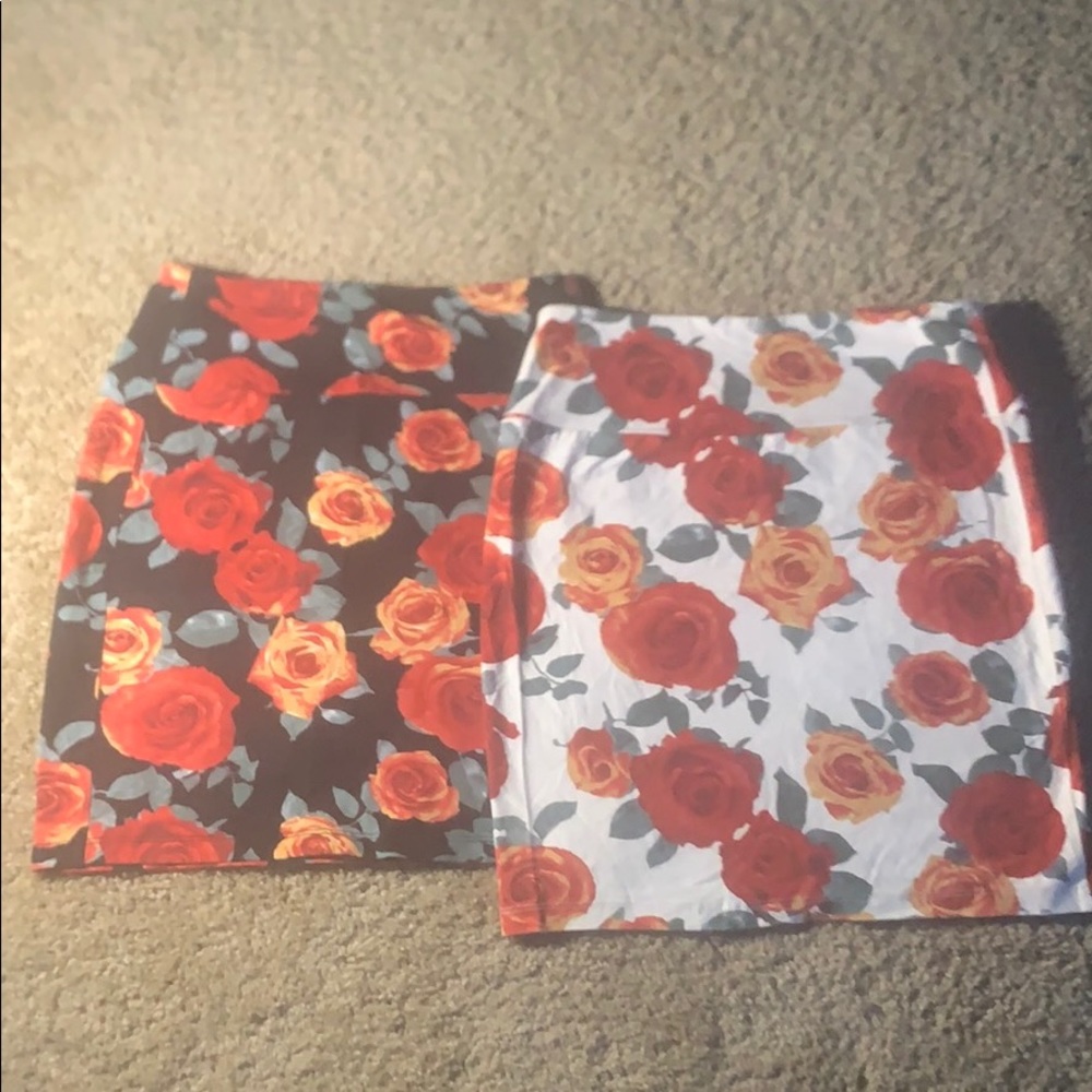 Forever 21| Women's | Rose Print Skirt